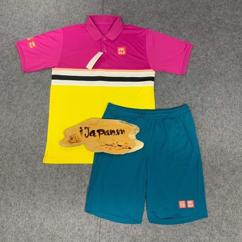 Bộ thể thao tennis Nishikori Roland Garros 2019 ( hàng hiếm đã qua sử dụng)