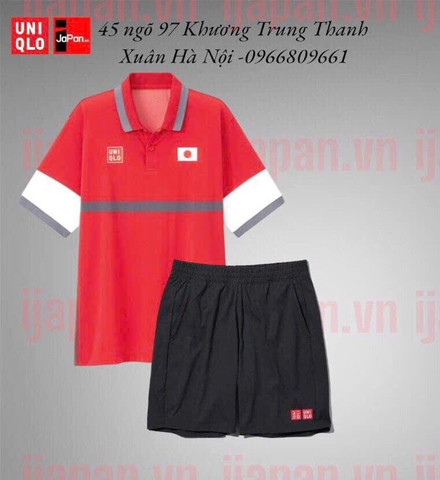 Bộ quần áo thể thao tennis ,pickleball Uniqlo Nishikori Olympic Tokyo 2021 - 438274