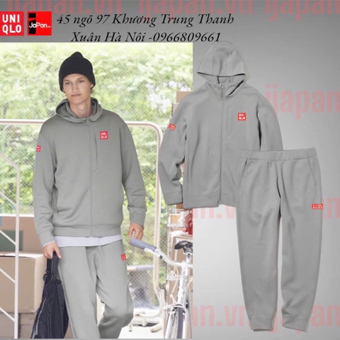 Bộ quần áo nỉ thể thao tennis, pickleball chính hãng Uniqlo nam Ultra Stretch - 451645