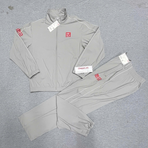 Bộ nỉ gió thể thao tennis, pickleball chính hãng Uniqlo 2025-476144-478114-475385