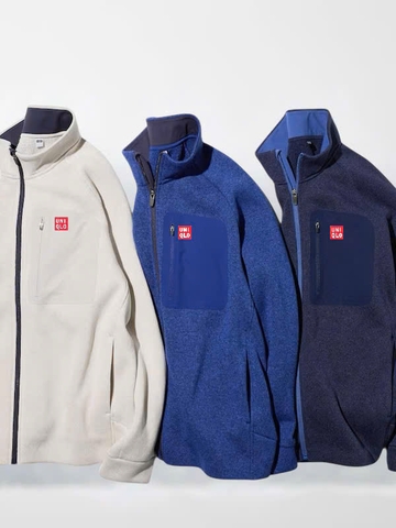 Áo khoác len lót lông 2025 siêu nhẹ, chính hãng Uniqlo 479863