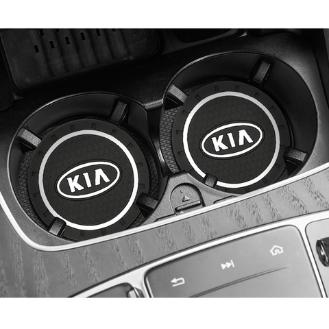 Miếng lót ly hộc nước ô tô cao su có logo