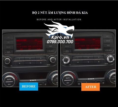 Bộ 2 Nút Âm Lượng KIA KX5