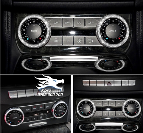 Bộ 2 Nút Điều Hòa - Mercedes C Class (C180, C200, C260, C300)