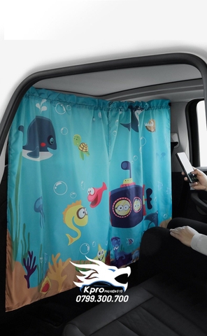 Rèm giữa ngăn hàng ghế trước sau ô tô (138cm x 82cm )