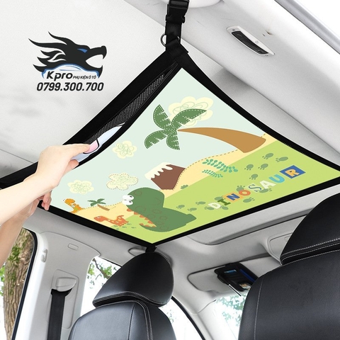 Túi lưới đựng đồ treo trần ô tô