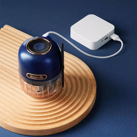 Máy Xay Nghiền Tỏi Mini Đa Năng Deerma Js100 23 Máy Xay Nghiền Tỏi Mini Đa Năng Deerma Js100