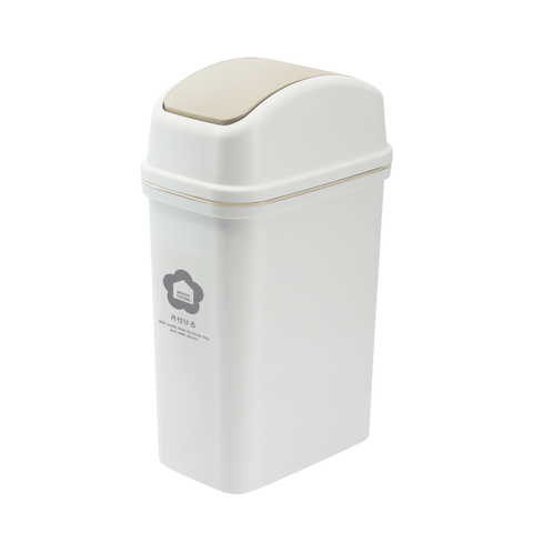 Thùng rác nắp lật Hiro 15L (kèm ruột)