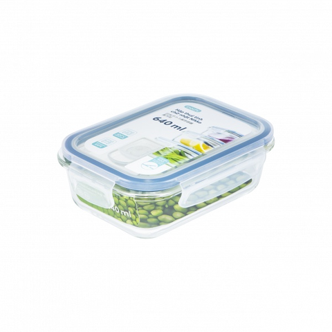 Hộp thuỷ tinh chữ nhật Nikko 640 ml