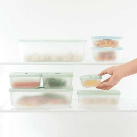 Bộ 4 hộp thực phẩm trữ đông Hokkaido 290-900-2500-3600ml