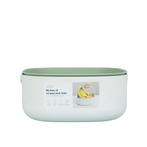Bộ thau rổ có quai xách Yoko 27cm