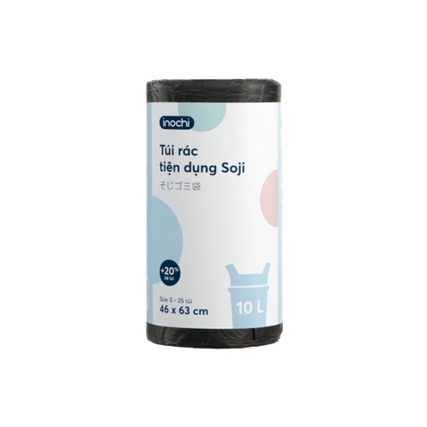 Túi rác tiện dụng Soji 10L x 35 túi (Size S)