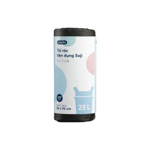 Túi rác tiện dụng Soji 25L x 28 túi (Size M)