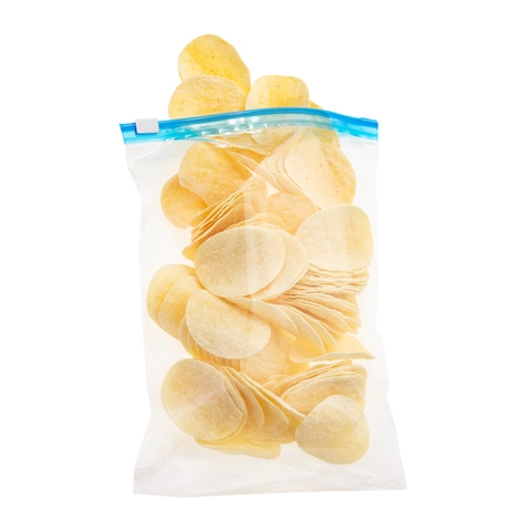 Túi zipper đa năng Shinshen 1L (có khoá kéo loại xanh)