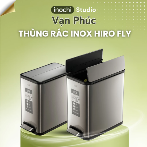 Thùng rác Inox Hiro Fly
