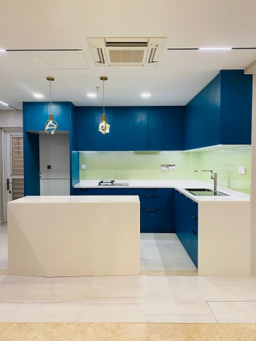 Đá nhân tạo solid surface ốp cho bếp tại phú Mỹ Hưng Quận 7