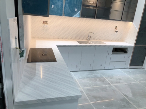 3 mẫu đá solid surface Vân Mây ấn tượng