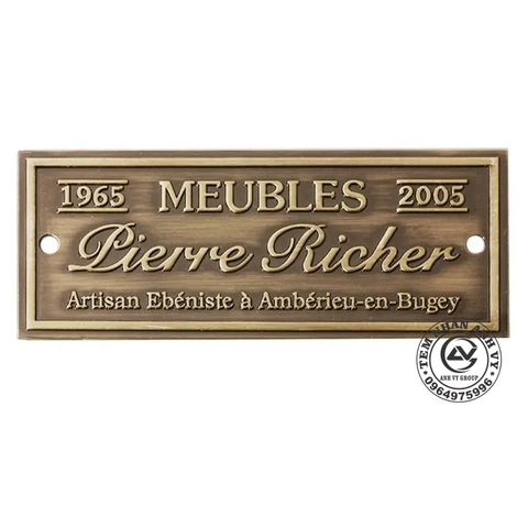 Tem đồng dập nổi 12