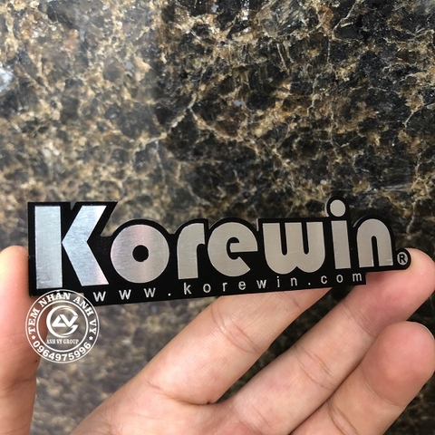 Tem nhôm ăn mòn cắt CNC