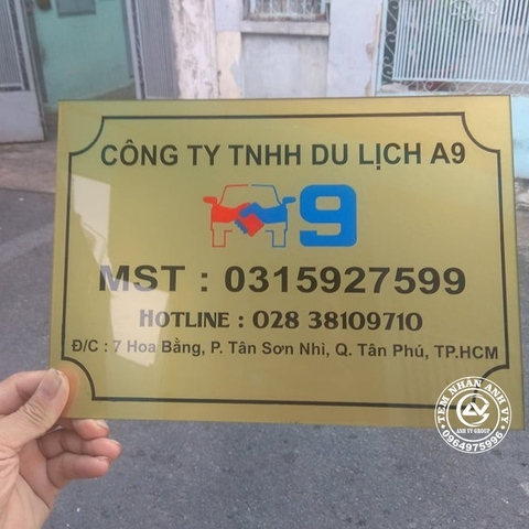 Biển công ty mika