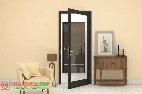 Cửa đi mở quay nhôm Xingfa 2