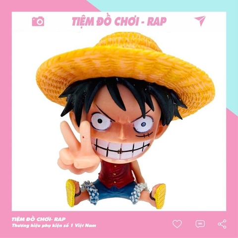 Mô hình chibi one piece OnePiece Luffy Robin Zoro Ace Nami Sabo Sanji cao  785cm siêu net hàng chất lượng cao  MixASale