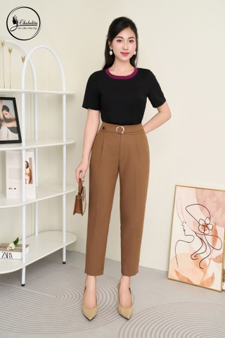 Quần baggy 1ly màu nâu