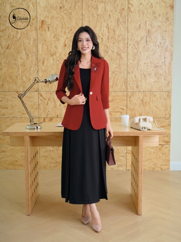 Áo vest 1 lớp màu đỏ