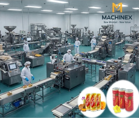 Dây chuyền sản xuất nước sâm đóng lon