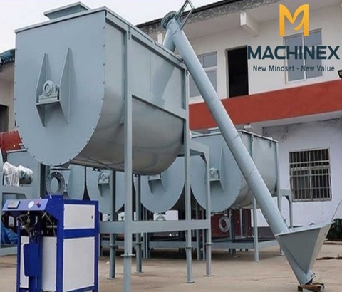 Máy trộn nằm ngang công nghiệp giá rẻ