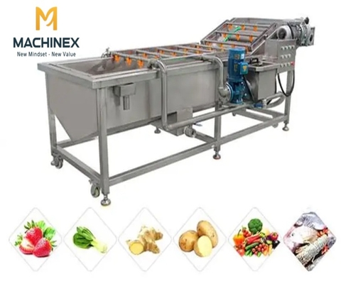 Máy rửa nông sản sụt khí/ bọt khí
