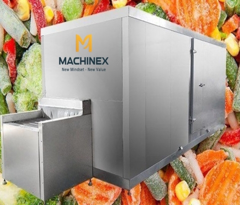 Dây chuyền cấp đông IQF trái cây