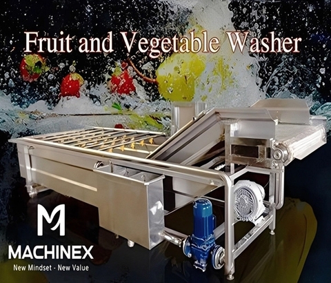 Dây Chuyền Rửa Trái Cây Nông Sản