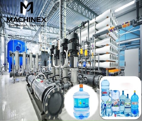Dây Chuyền Sản Xuất Nước Uống Đóng Bình