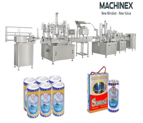 Dây Chuyền Sản Xuất Nước Yến Lon