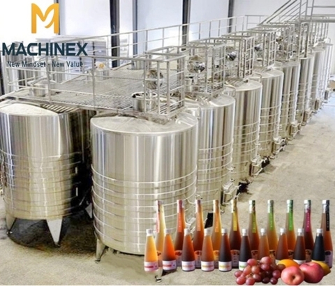 Dây Chuyền Sản Xuất Rượu Vang Táo Mèo