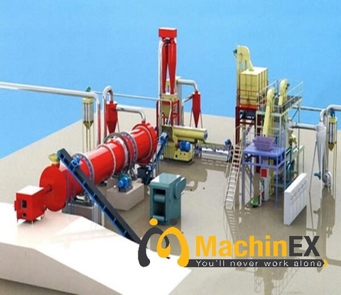 Dây Chuyền Sản Xuất Viên Nén Gỗ Quy Mô Công Nghiệp