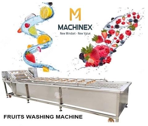 Dây Chuyền Sục Rửa Rau Củ
