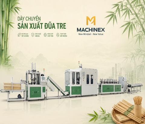 Dây chuyền sản xuất đũa tre