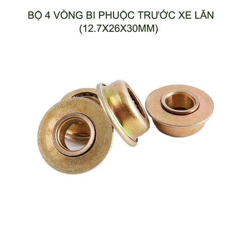 (Phụ kiện) Bộ 4 vòng bi phuộc trước xe lăn trục 12.7mm