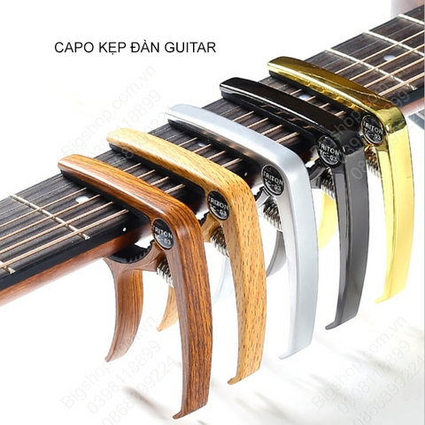 Capo kẹp đàn Guitar để tăng độ cao của âm, bằng hợp kim chắc chắn