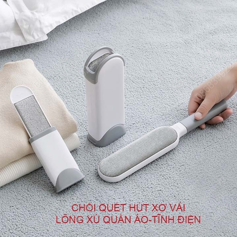 Bàn chải hút lông tĩnh điện, làm sạch lông, tóc dính quần áo, chăn ga