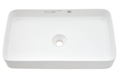 Chậu Rửa Lavabo Viglacera CM01 Đặt Bàn Chữ Nhật