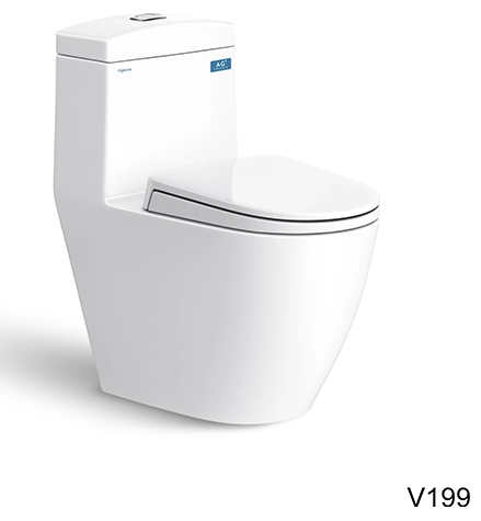 Bàn cầu một khối V199 + Vòi xịt VG826