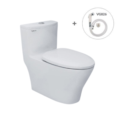 Bàn cầu một khối V36 + Vòi xịt VG826