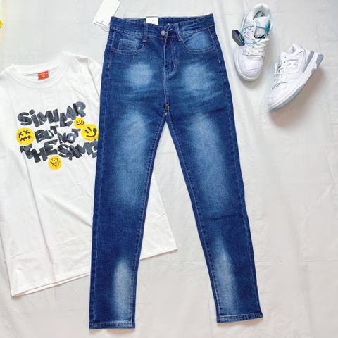 Jean nam trơn - Xanh mực