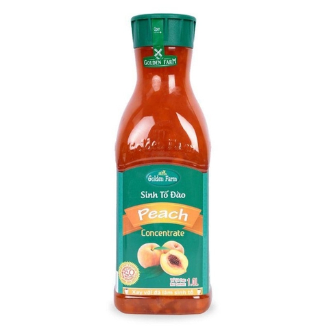 Chai sinh tố đào Golden Farm 1L