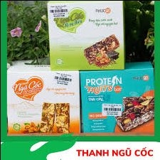 Thanh ngũ cốc năng lượng trái cây không đường Phúc An ( 5 thanh x22gram)