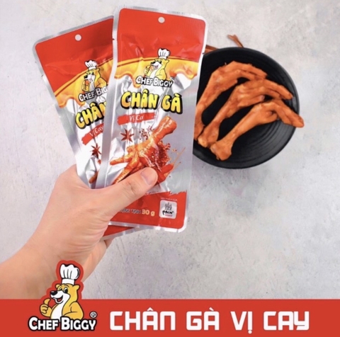 Chân gà Chef Biggy vị cay 30g