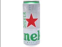 Bia Heineken bạc lon 330ml